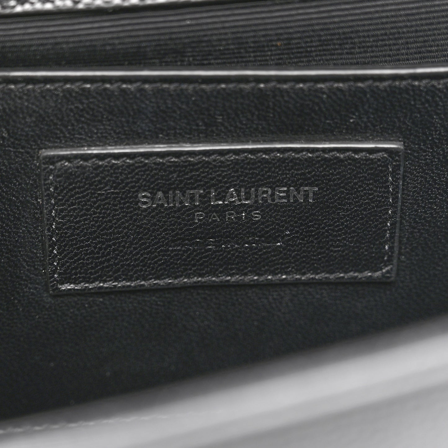 Grain De Poudre Medium Classic Monogram Monochrome Kate Satchel Black