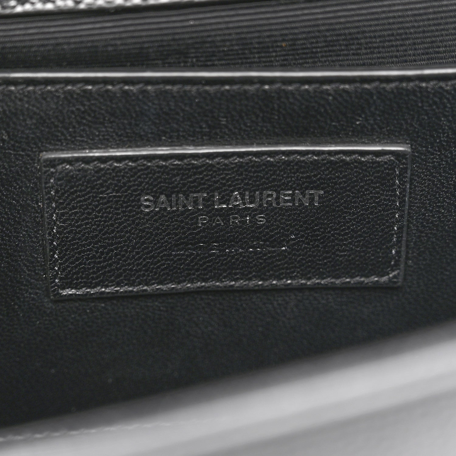 Saint Laurent Grain De Poudre Medium Classic Monogram Monochrome Kate Satchel Black 7 of 13