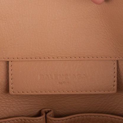 Balenciaga Veau Papier A5 Zip Around Tote Beige Desert 6 of 7