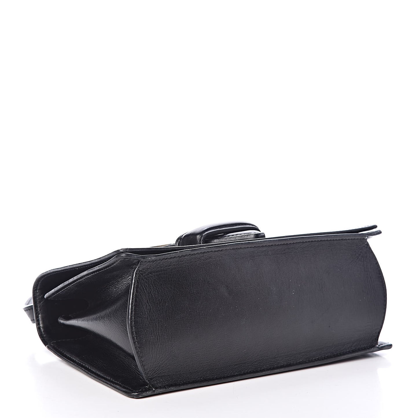 Calfskin Medium Barcelona Shoulder Bag Black