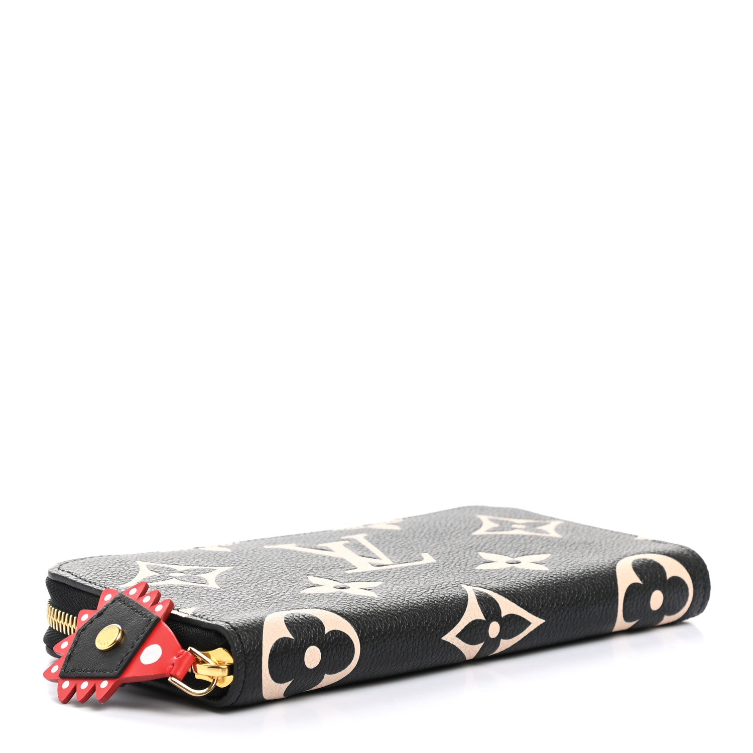 Louis Vuitton Empreinte Monogram Giant Zippy Wallet Black Beige 4 of 7