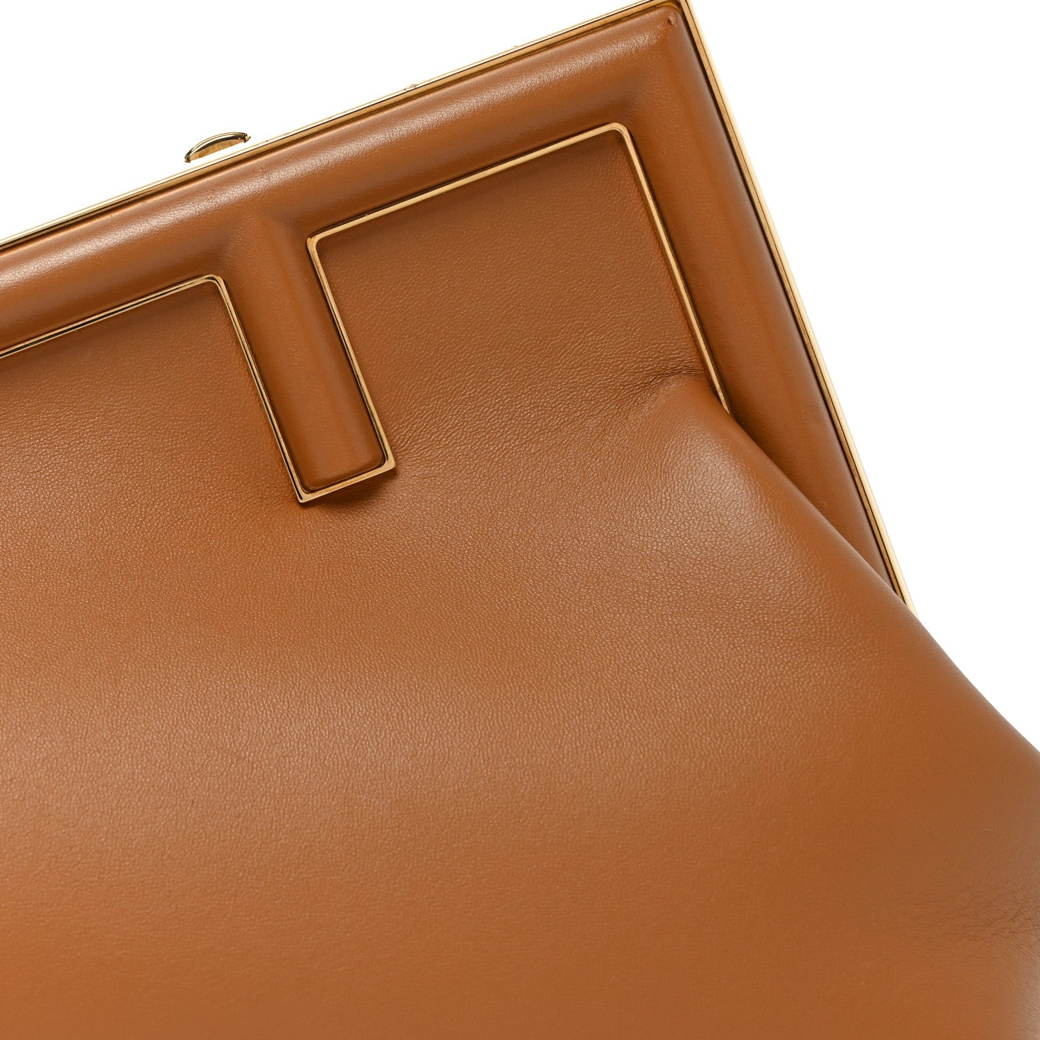Fendi Shiny Nappa Small Fendi First Caramello 8 of 10