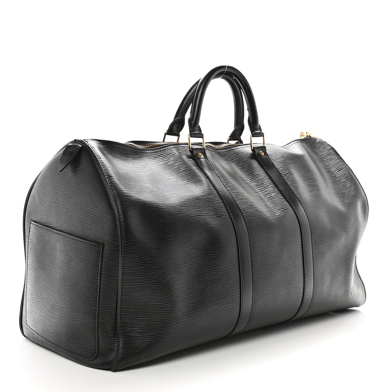 Louis Vuitton Epi Keepall 50 Black 2 of 11