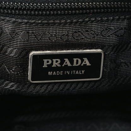 Prada Tessuto Nylon Saffiano Messenger Bag Black 6 of 9