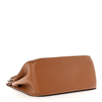 Hermes Taurillon Clemence Jypsiere 28 Gold 4 of 10