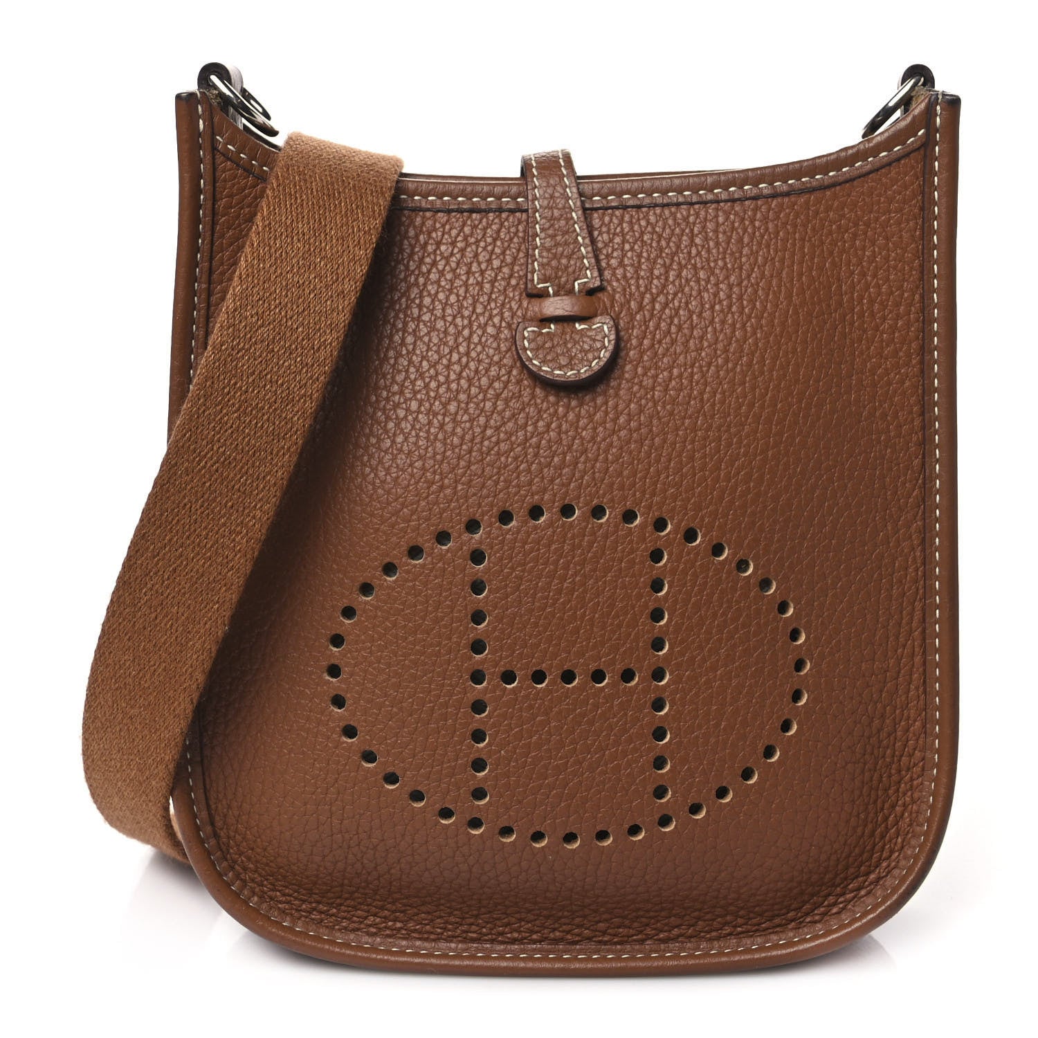 Hermes Taurillon Clemence Evelyne TPM Gold 1 of 11