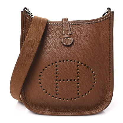 Hermes Taurillon Clemence Evelyne TPM Gold 1 of 11