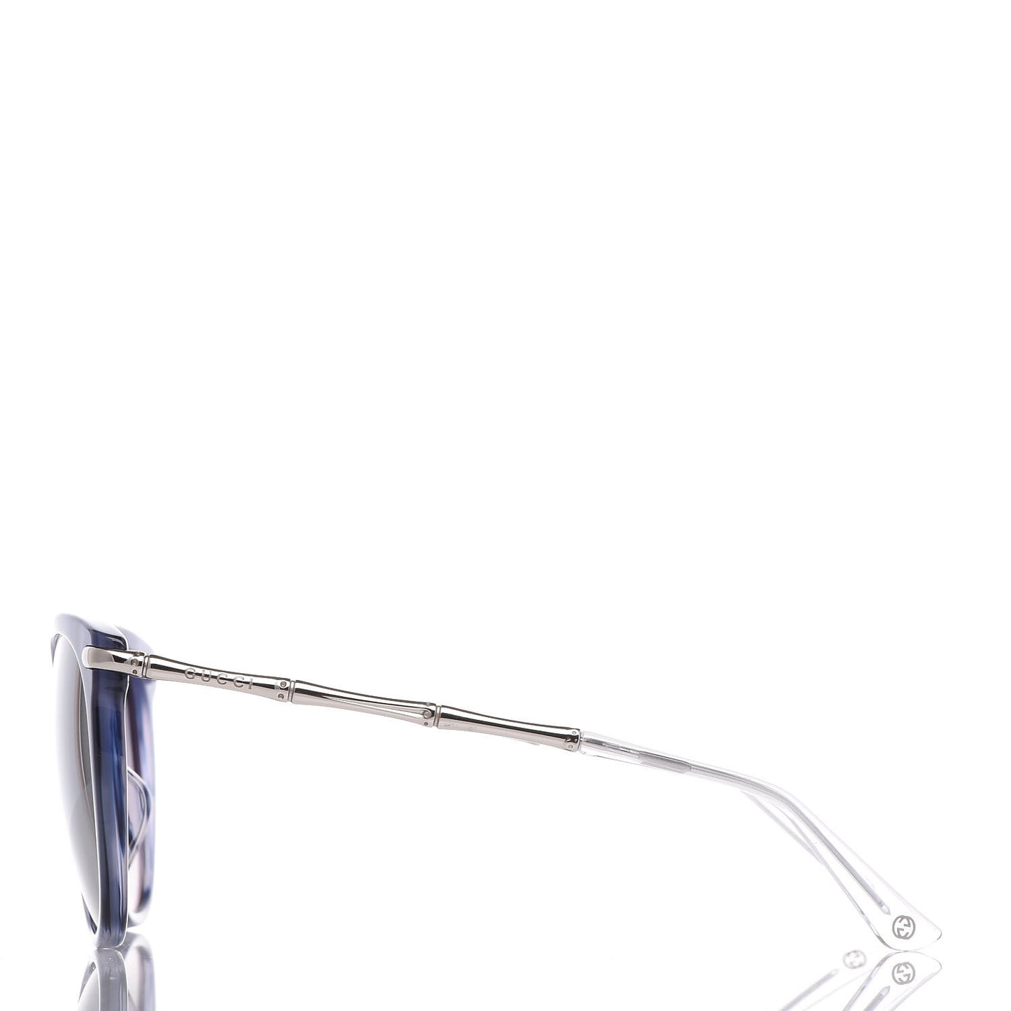 Bamboo Cat Eye GG3777/F/S Sunglasses Blue