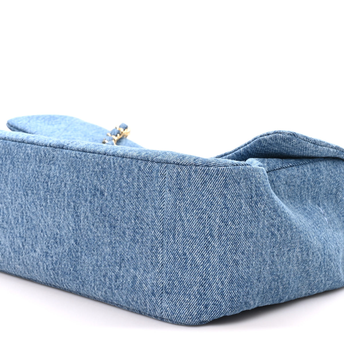 Chanel Denim Small Souplissimo Maxi Flap Blue 10 of 11