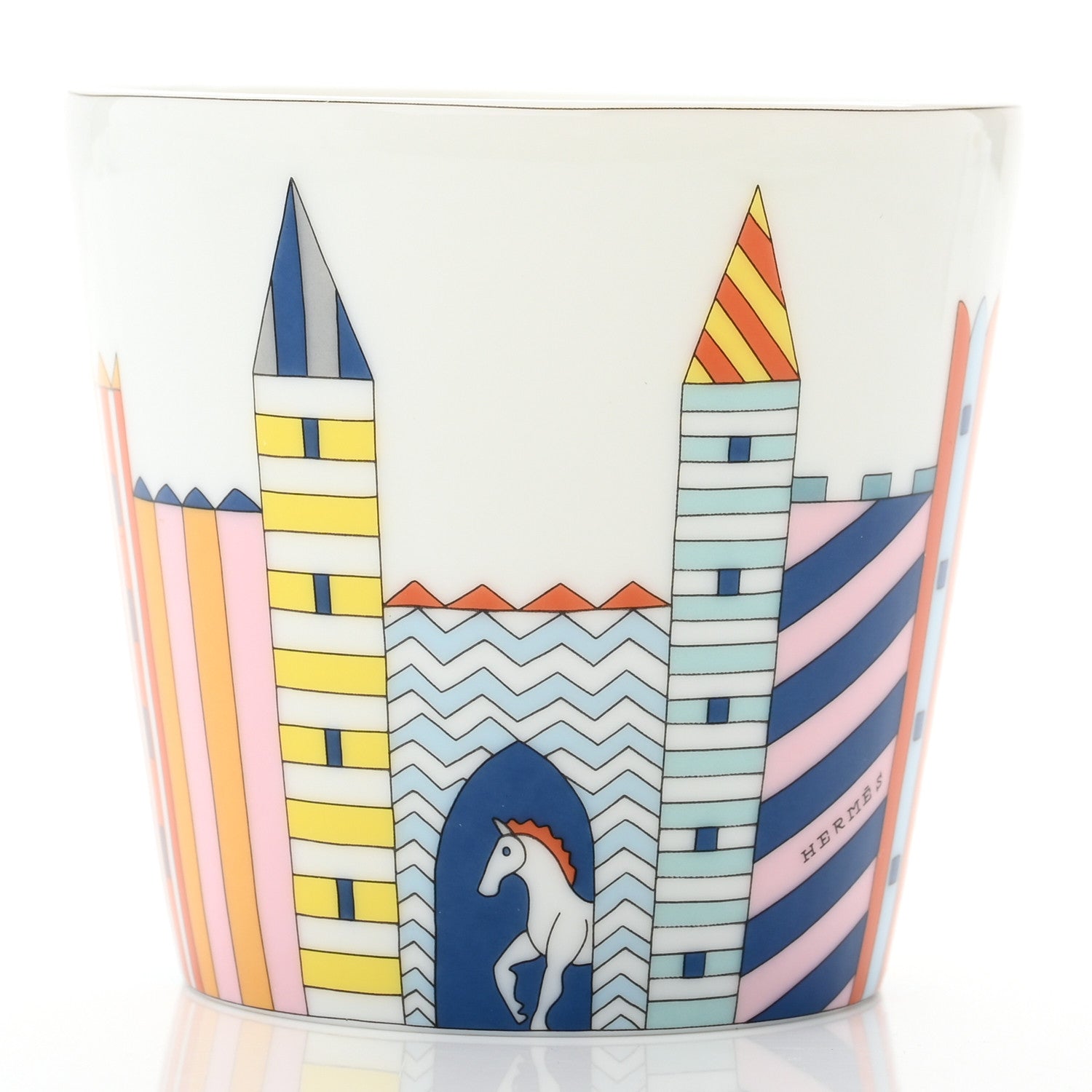 Hermes Porcelain Epopee Set of 4 Pieces 5 of 12