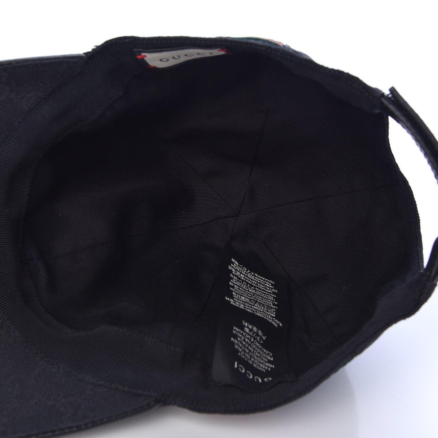 Gucci Monogram Web Baseball Hat L Black 5 of 7