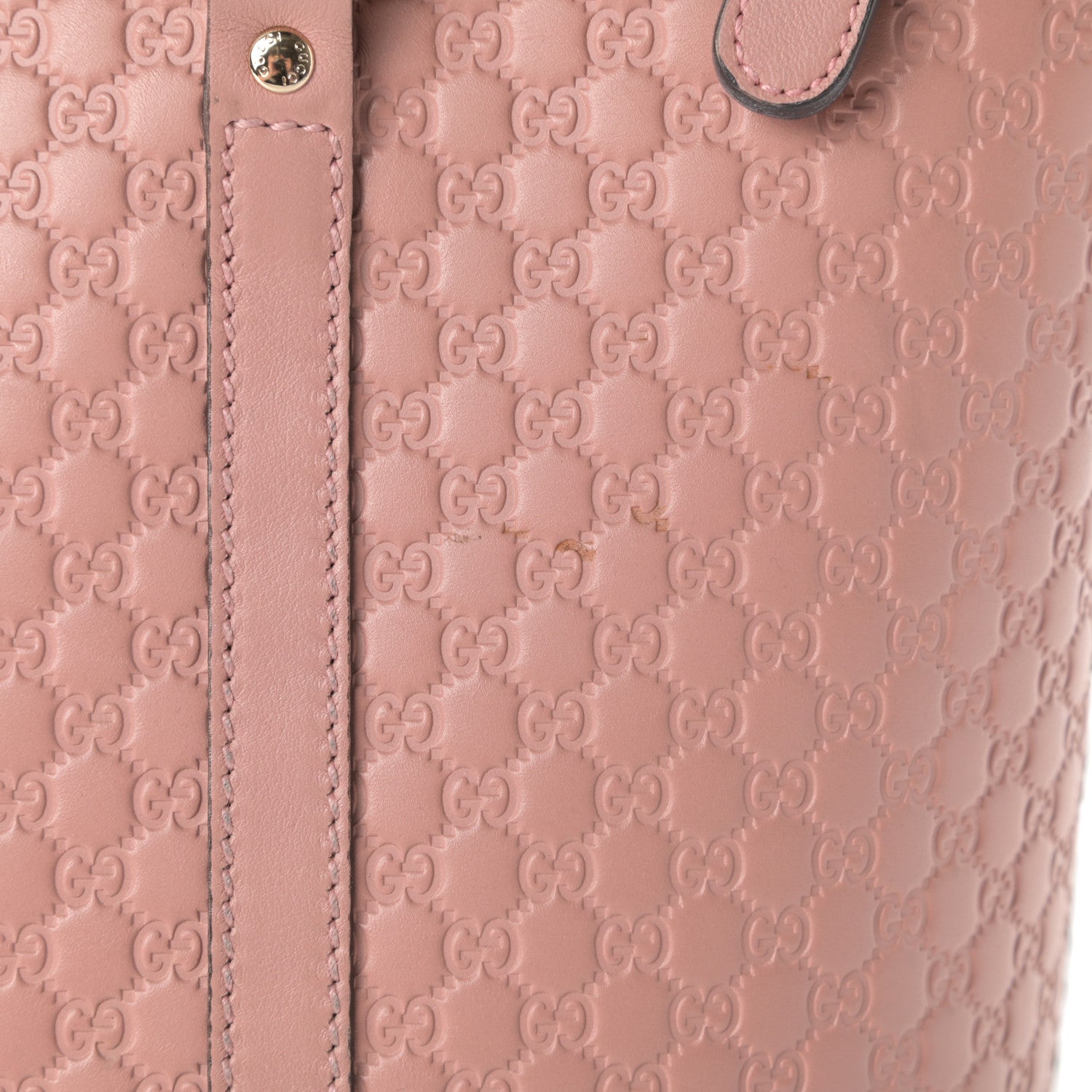 Gucci Soft Microguccissima Small Zippered Satchel Soft Pink 13 of 17