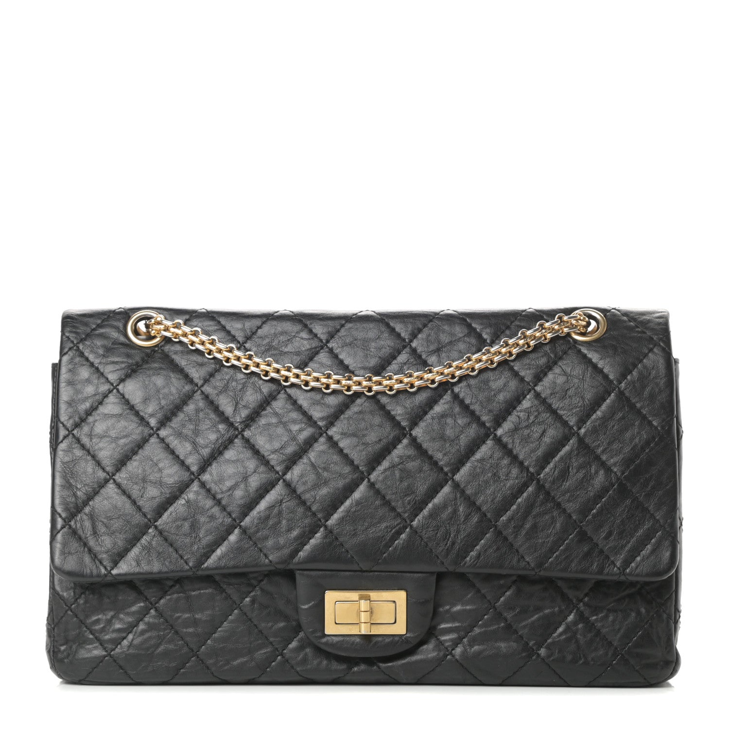 Chanel Aged Calfskin Quilted 2.55 Reissue 227 Flap Black 1 of 18