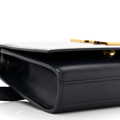 Saint Laurent Smooth Calfskin Monogram Kate Belt Bag Deep Marine Black 8 of 10