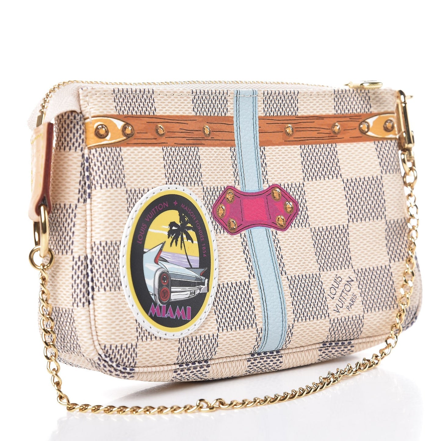 Damier Azur Summer Trunks Miami Mini Pochette Accessories