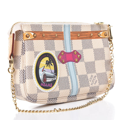 Louis Vuitton Damier Azur Summer Trunks Miami Mini Pochette Accessories 3 of 8