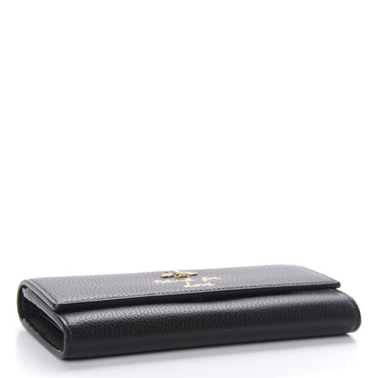 Gucci Calfskin Animalier Continental Wallet Black 4 of 7