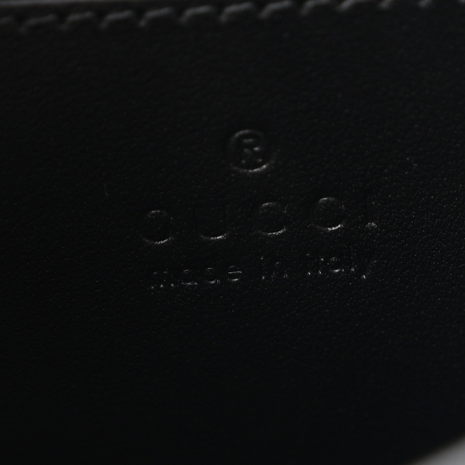 Gucci GG Calfskin Embossed Emblem Arabella Bag Black 6 of 10