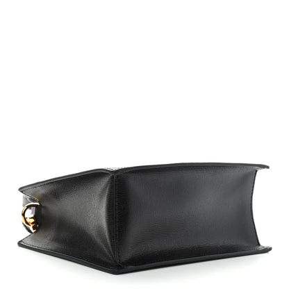 Versace Saffiano Virtus Top Handle Shoulder Bag Black 4 of 9
