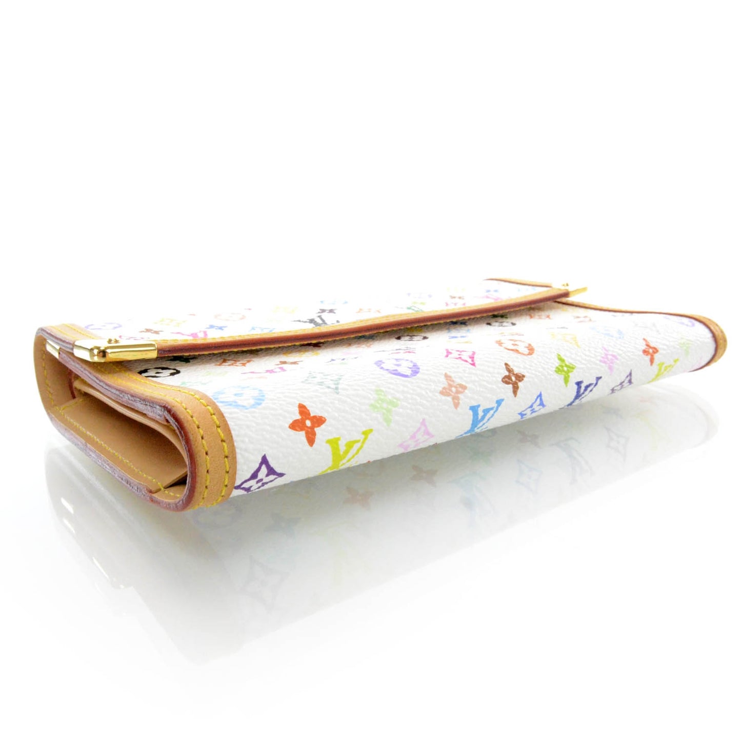 Monogram Multicolor Porte Tresor International Wallet White