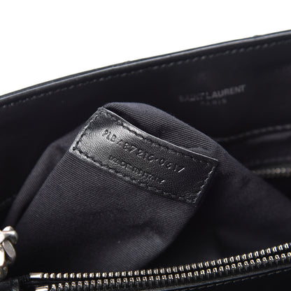 Saint Laurent Calfskin Y Quilted Monogram Medium Loulou Chain Satchel Black 7 of 10
