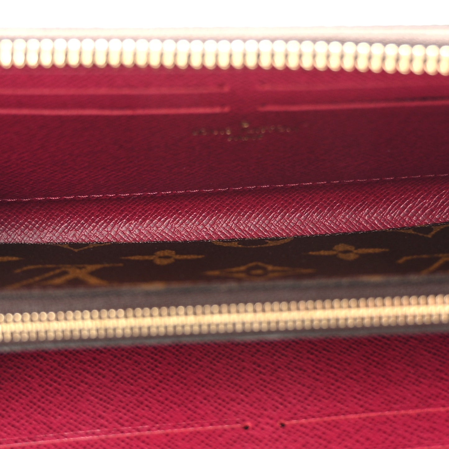 Monogram Clemence Wallet Fuchsia