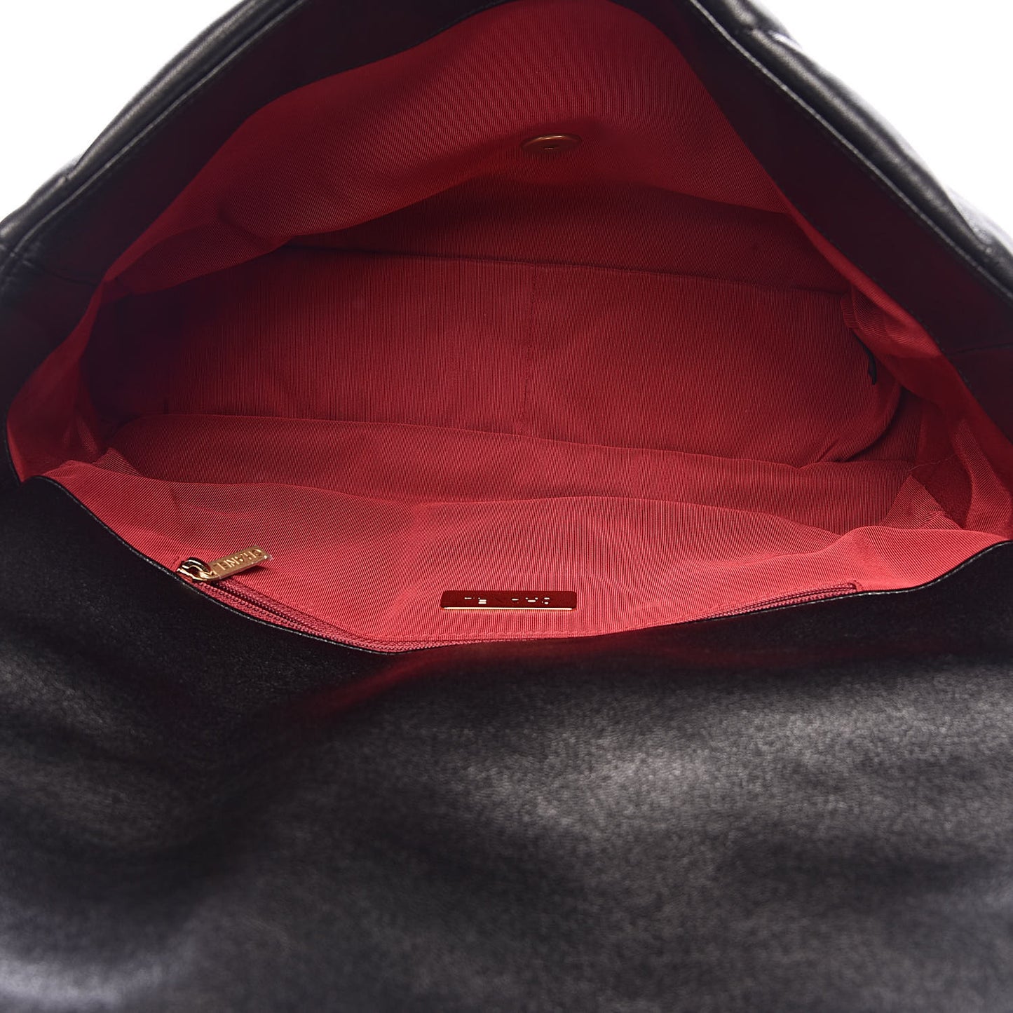 Lambskin Quilted Maxi 19 Flap Black