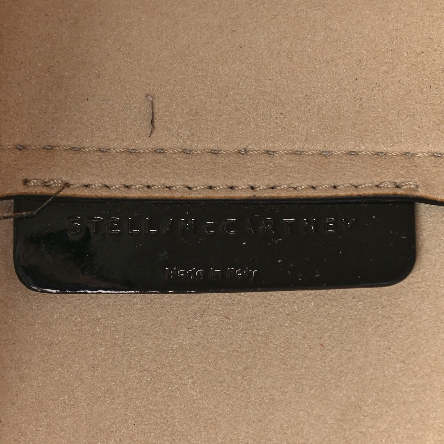 Stella McCartney Eco Alter Patent East West Perforated Tote Black 7 of 14