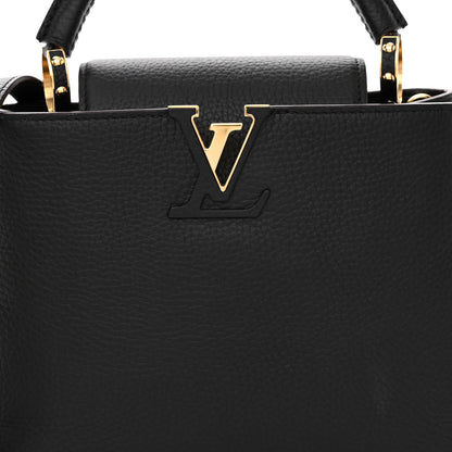 Louis Vuitton Taurillon Capucines BB Black 7 of 9