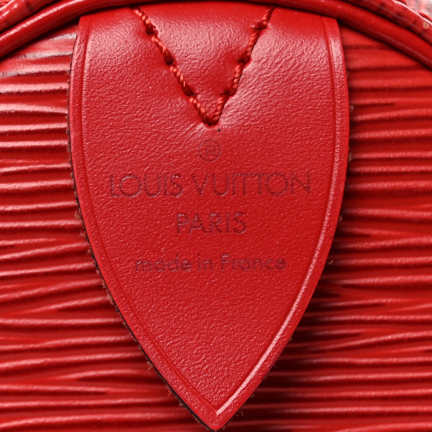 Louis Vuitton Epi Speedy 25 Castillan Red 5 of 11