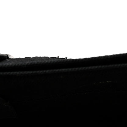 Saint Laurent Linen Calfskin Rive Gauche Tote Black 14 of 15