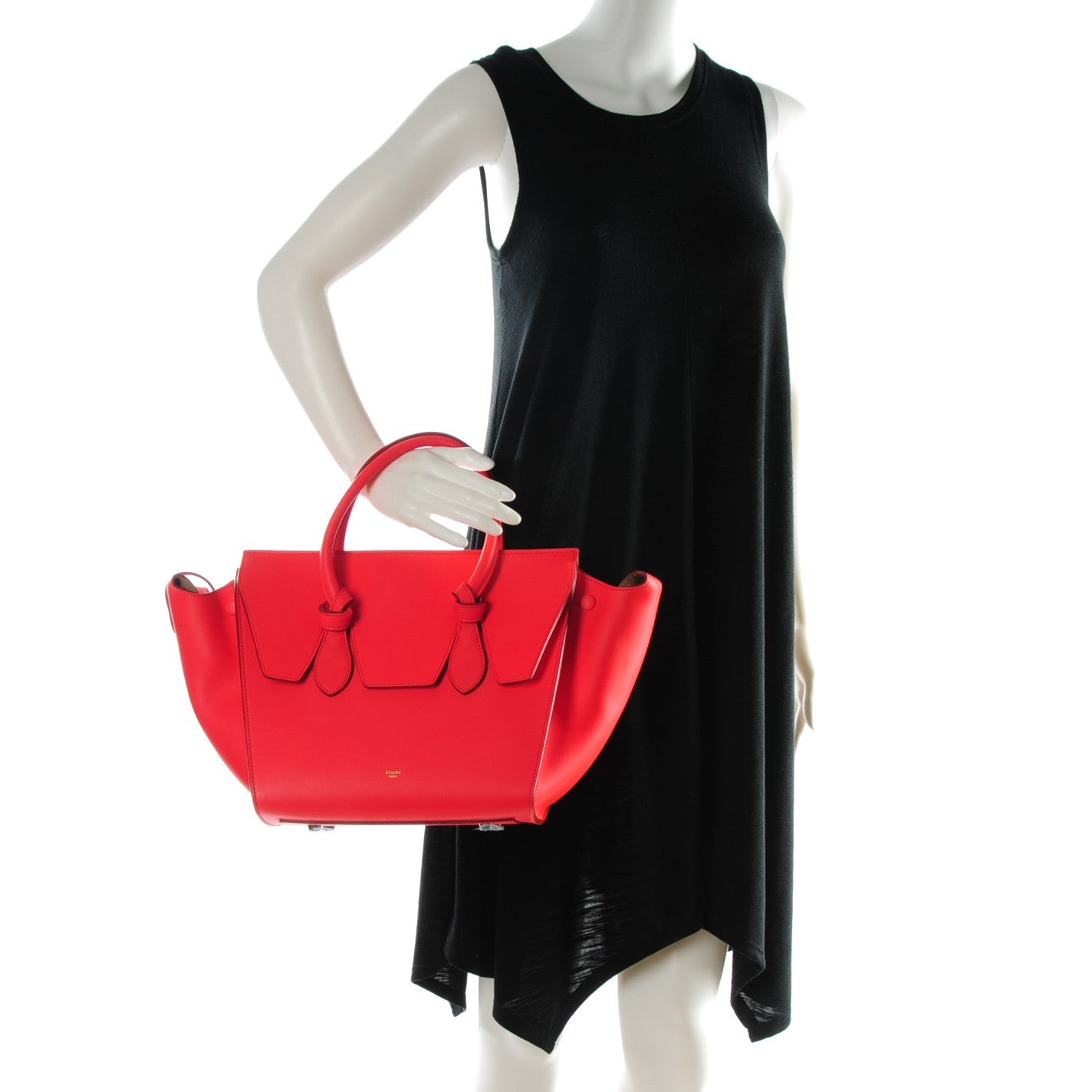 Celine Smooth Calfskin Mini Tie Knot Tote Alizarin 2 of 7