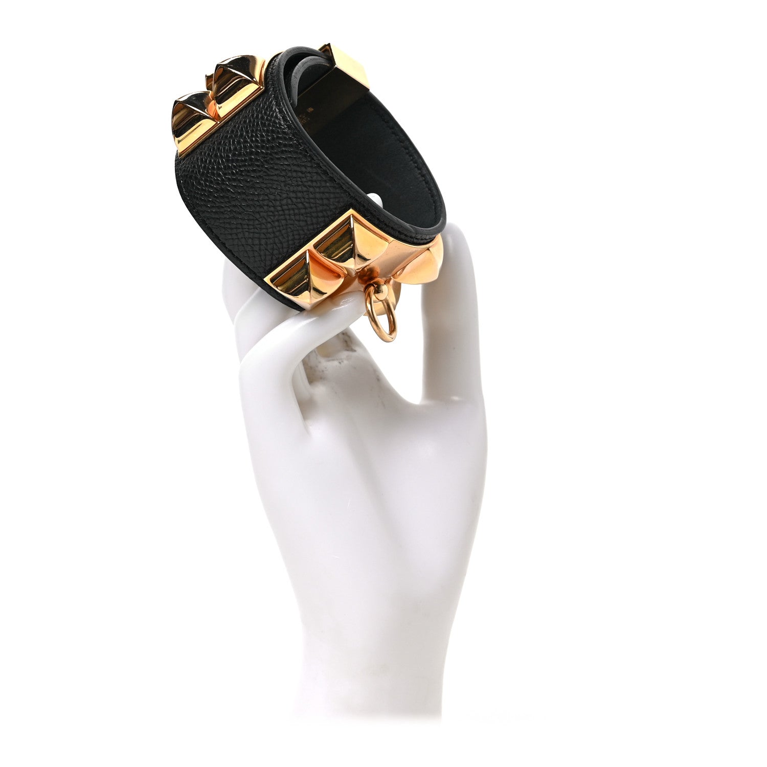 Hermes Epsom Collier de Chien CDC Bracelet L Black 2 of 4