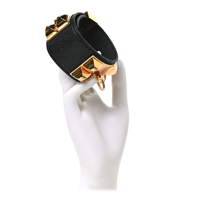 Hermes Epsom Collier de Chien CDC Bracelet L Black 2 of 4