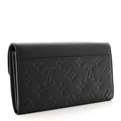 Louis Vuitton Empreinte Sarah Wallet NM Black 3 of 8