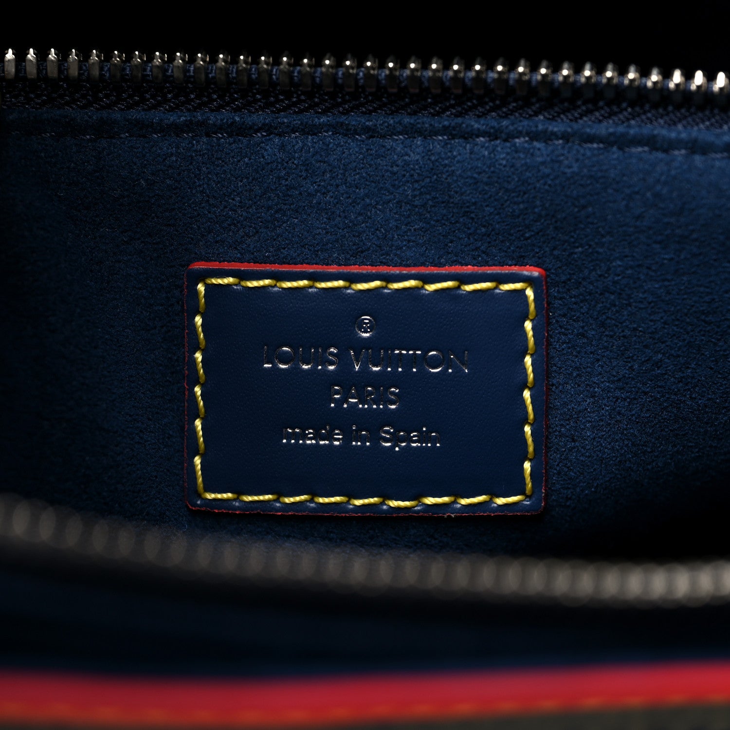 Louis Vuitton Epi Soufflot MM NM Marine Rouge 5 of 8