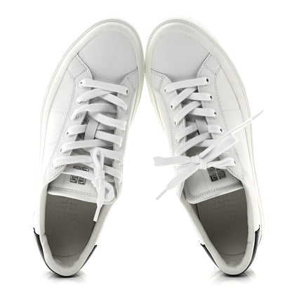 Givenchy Calfskin Womens City Sport Sneakers 40 White Black 5 of 10