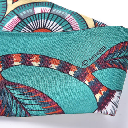 Hermes Silk The Savana Dance Twilly 4 of 5