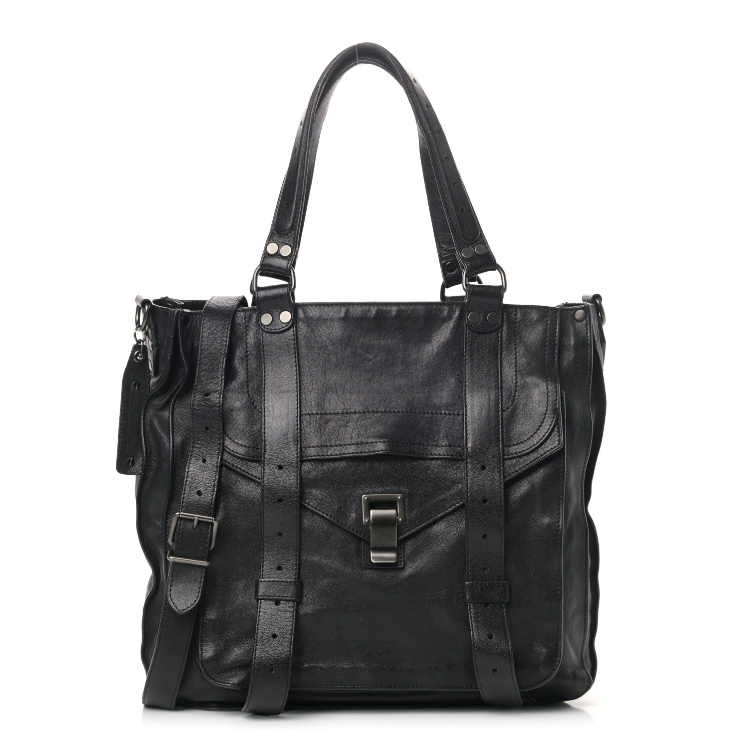 Proenza Schouler Lambskin PS1 Tote Black 1 of 12