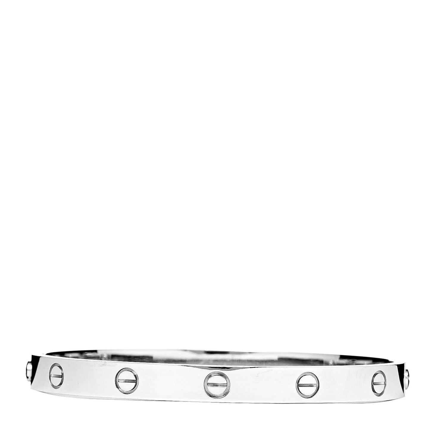 18K White Gold LOVE Bracelet 19