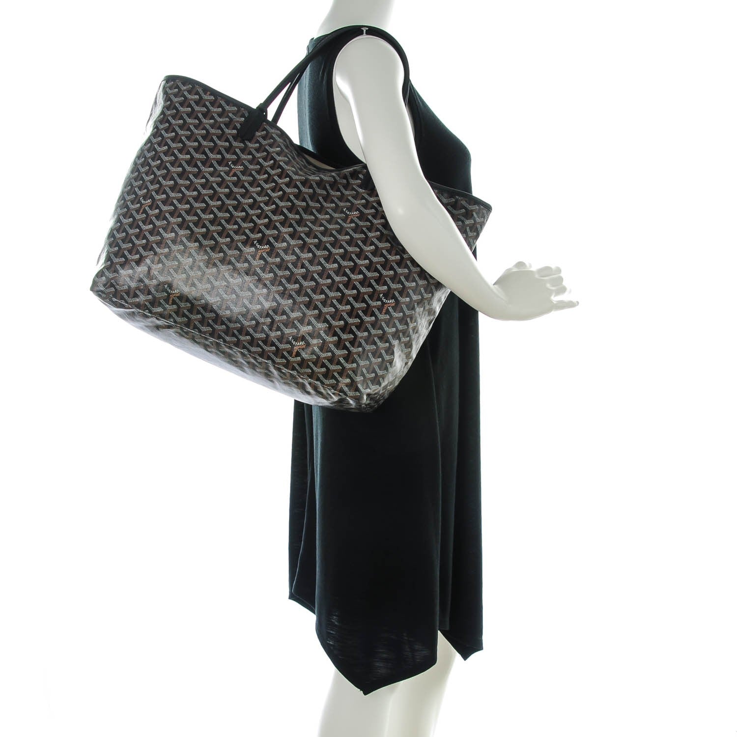 Goyard Goyardine Saint Louis GM Black 2 of 12