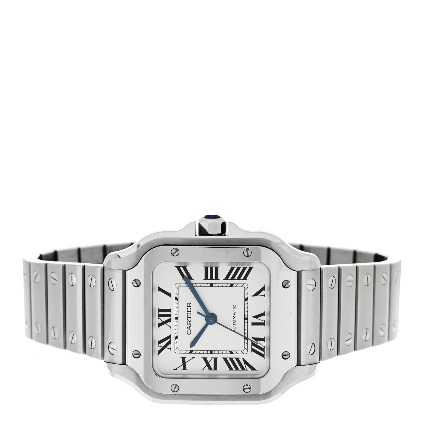 Stainless Steel 35mm Santos de Cartier Automatic Watch
