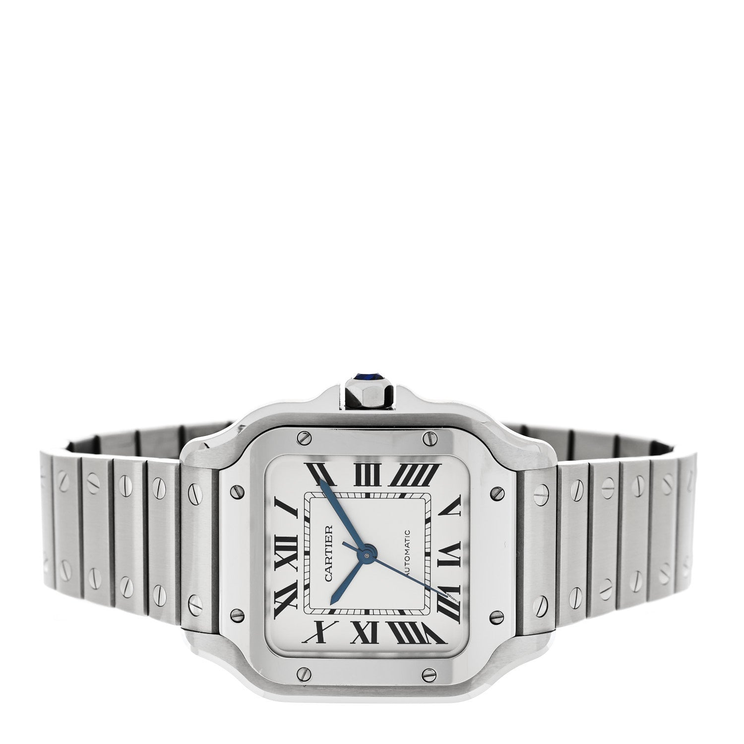 Cartier Stainless Steel 35mm Santos de Cartier Automatic Watch 2 of 5