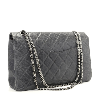 Chanel Aged Calfskin Quilted 50th Anniversary 2.55 Reissue 227 Flap Grey 3 of 11