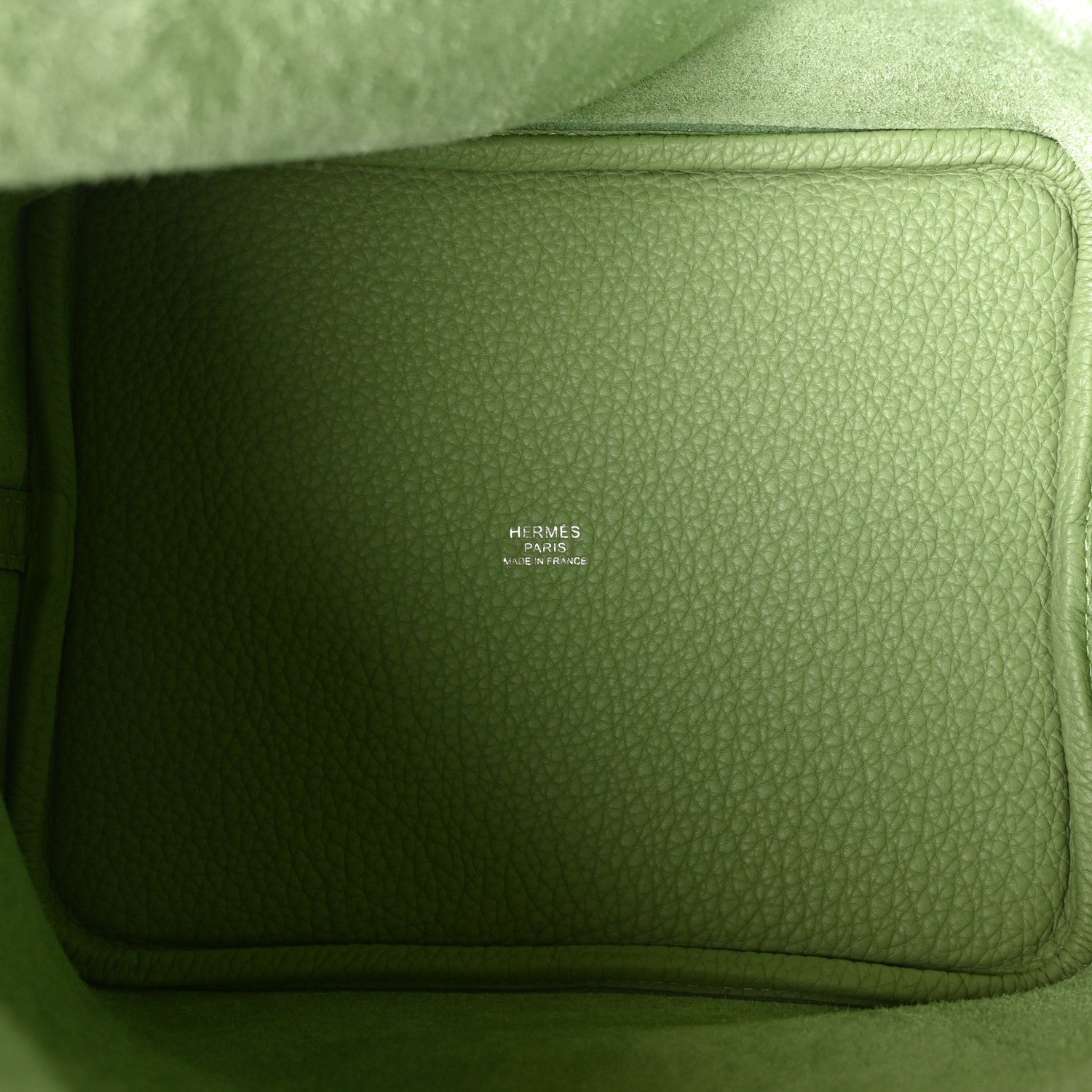 Hermes Taurillon Clemence Picotin Lock 22 MM Vert Criquet 5 of 10
