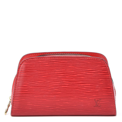 Louis Vuitton Epi Dauphine 17 Cosmetic Pouch Red 1 of 10