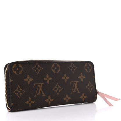 Louis Vuitton Monogram Clemence Wallet Rose Ballerine 3 of 9