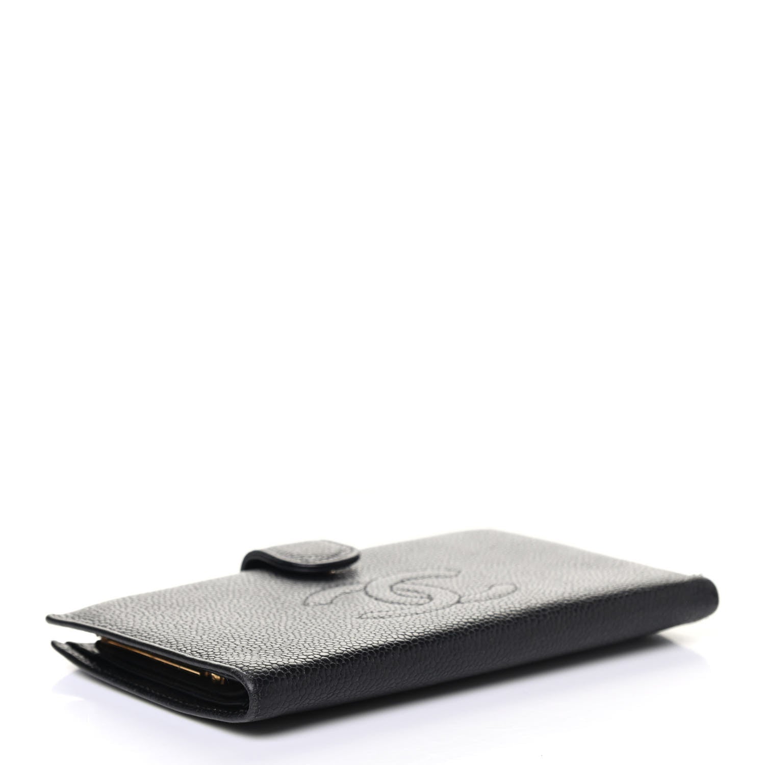 Chanel Caviar Timeless CC French Wallet Black 4 of 4