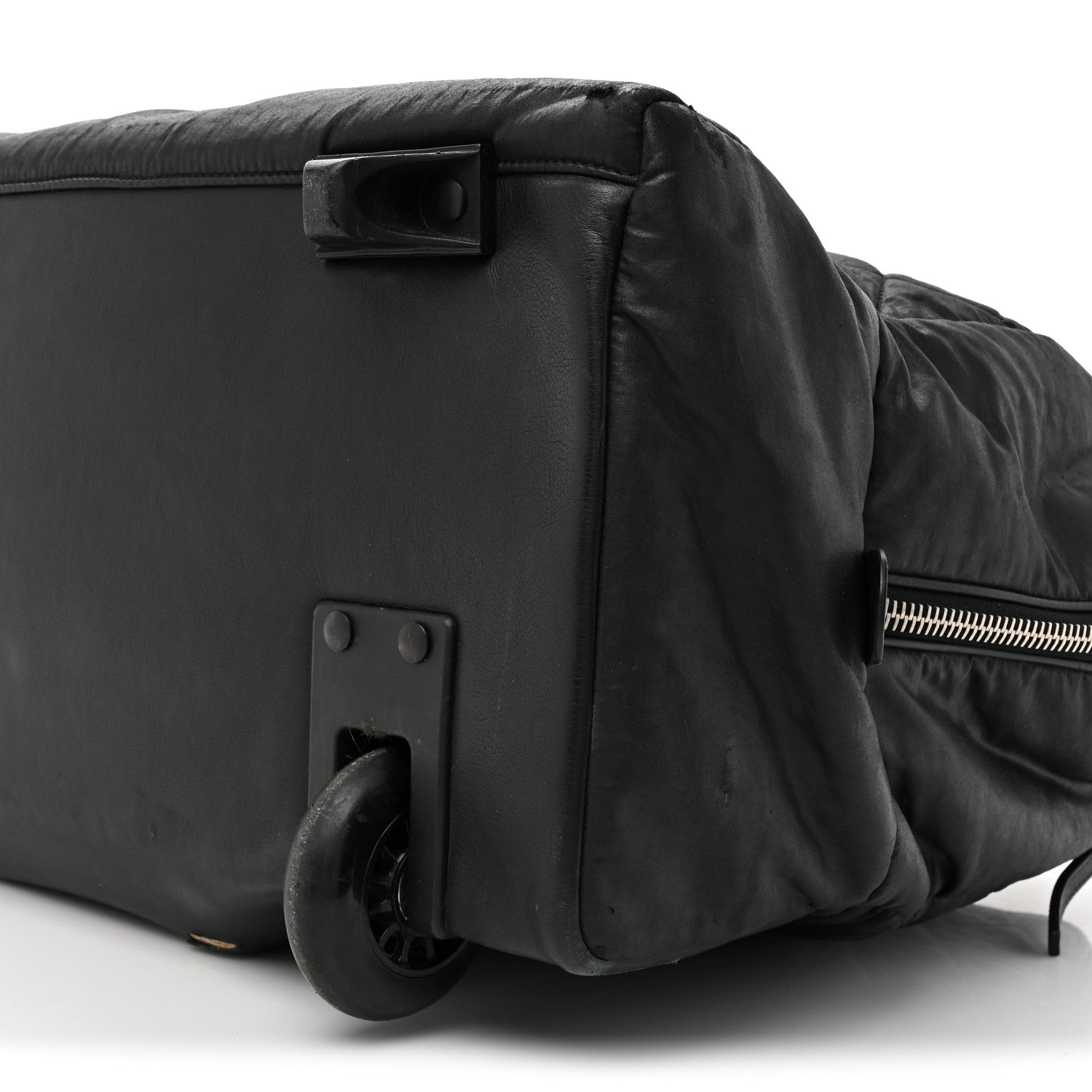 Chanel Nylon Quilted Duffle Trolley Black 11 of 15