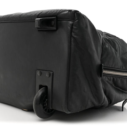 Chanel Nylon Quilted Duffle Trolley Black 11 of 15